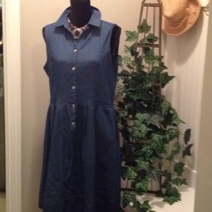 New York & Co Denim Dress